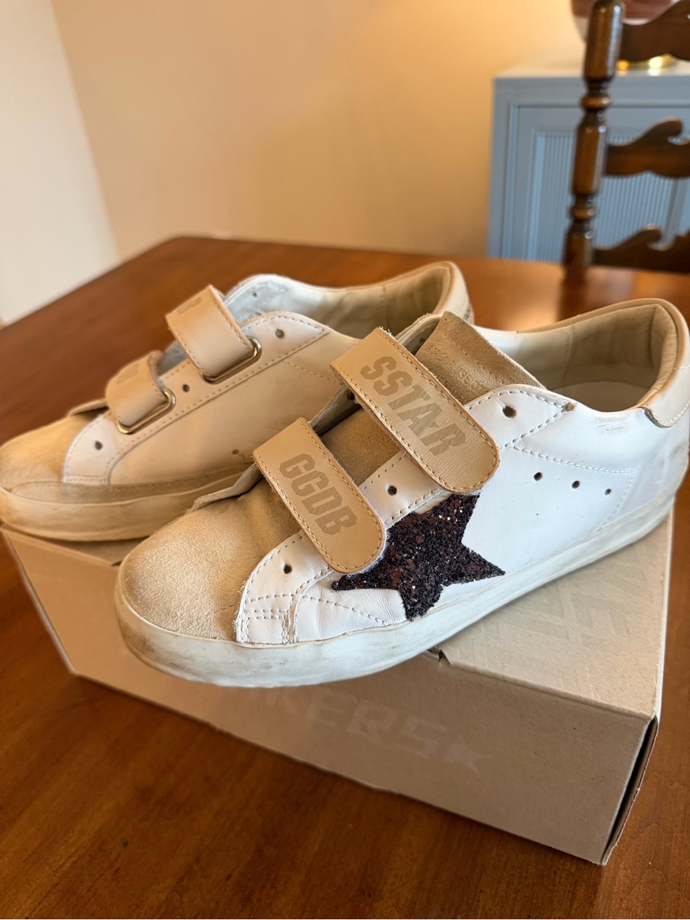 Golden Goose Old School Women’s Sneaker Glitter Star - Great used condition